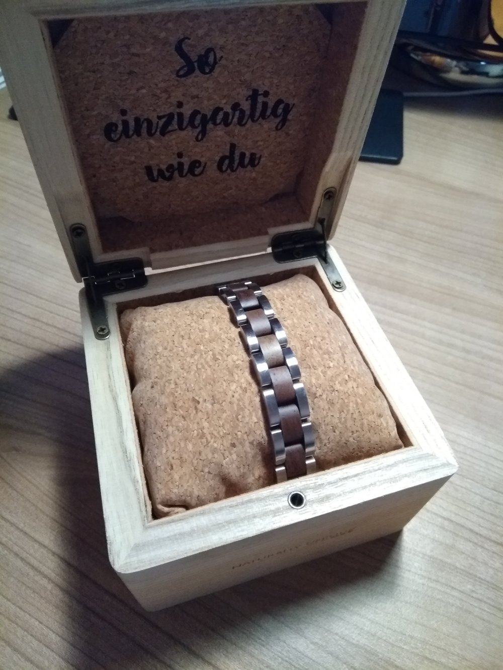Holzkern Armband 