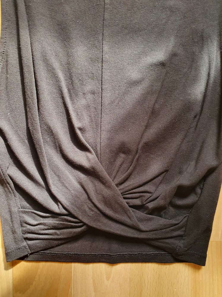 Crop Top mit Wickeldetail 