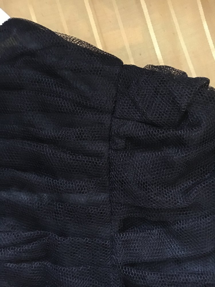 Kleid Zipfelkleid schwarz-weiß Gr. 38