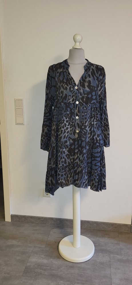 Tunika-Kleid Leo One Size Gr. 36-42 Italy Mode Neu 