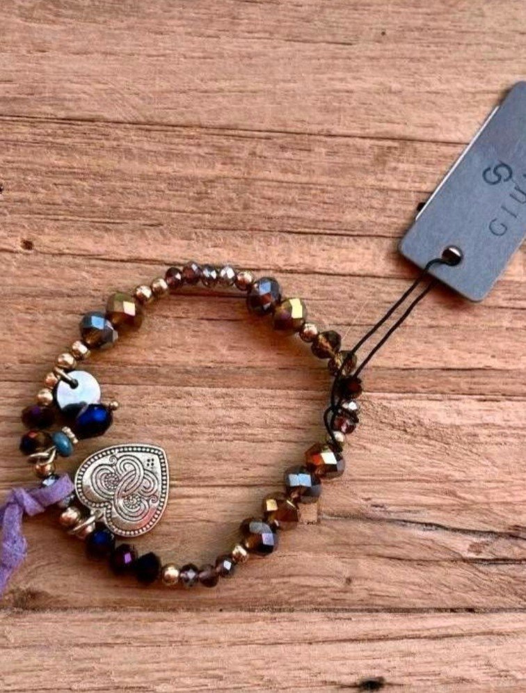 Natursteinarmband neu