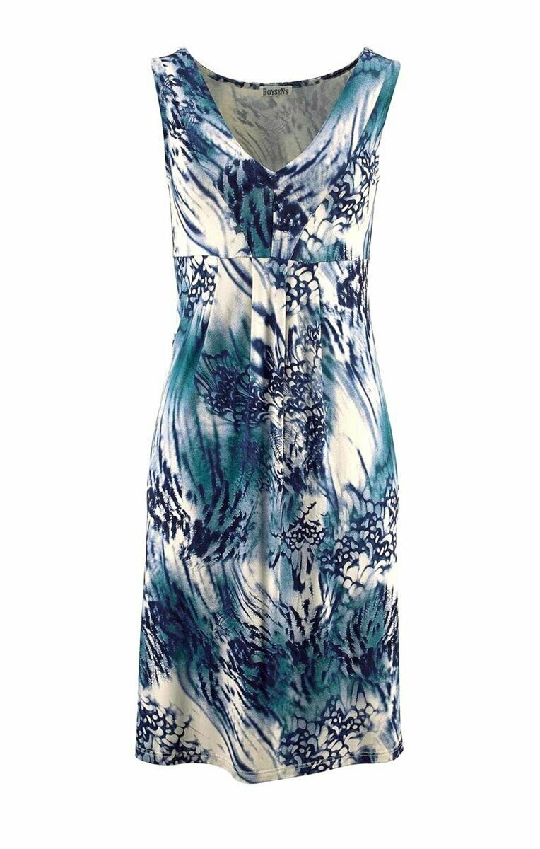 Kleid, blau-weiß, Gr. 40 BOYSENS