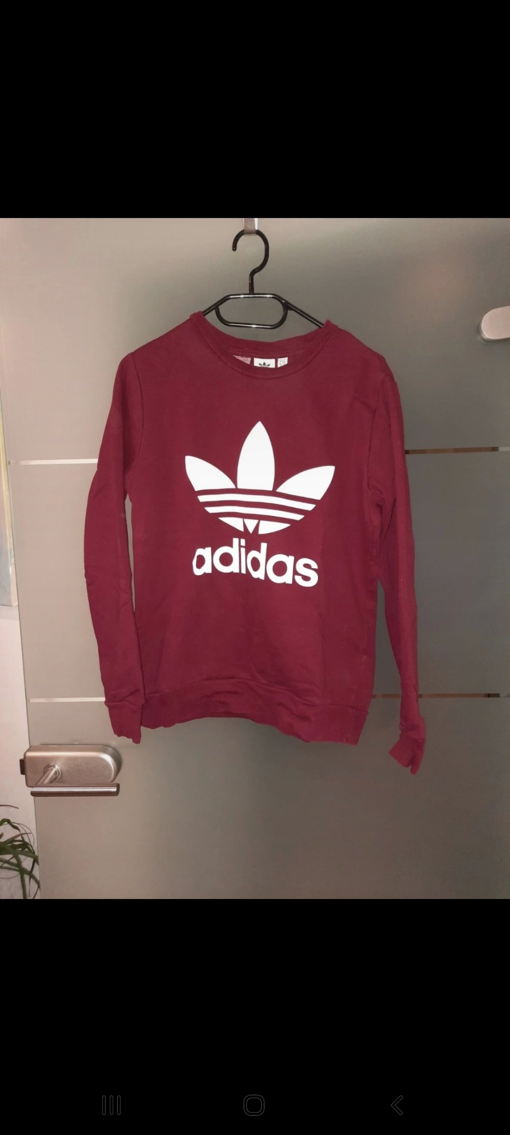 Adidas Pullover burgunder