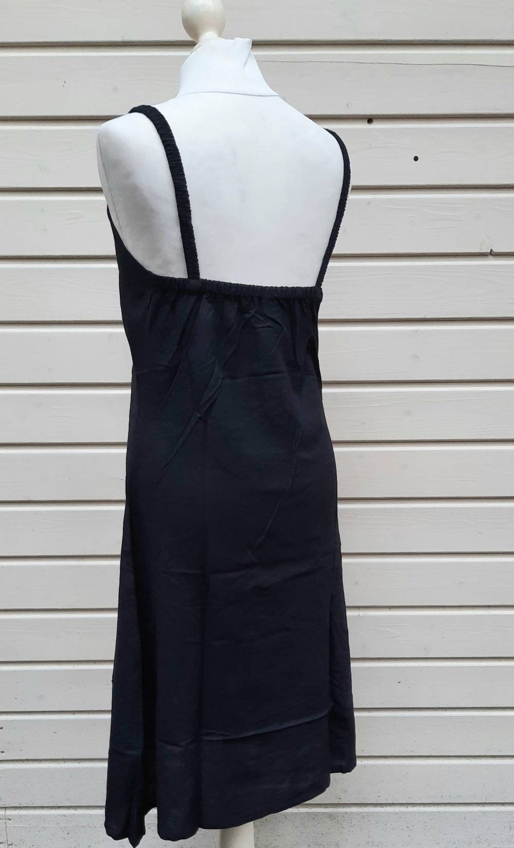 Sommerkleid schwarz Baumwolle midikleid blumenkleid Elfenkleid