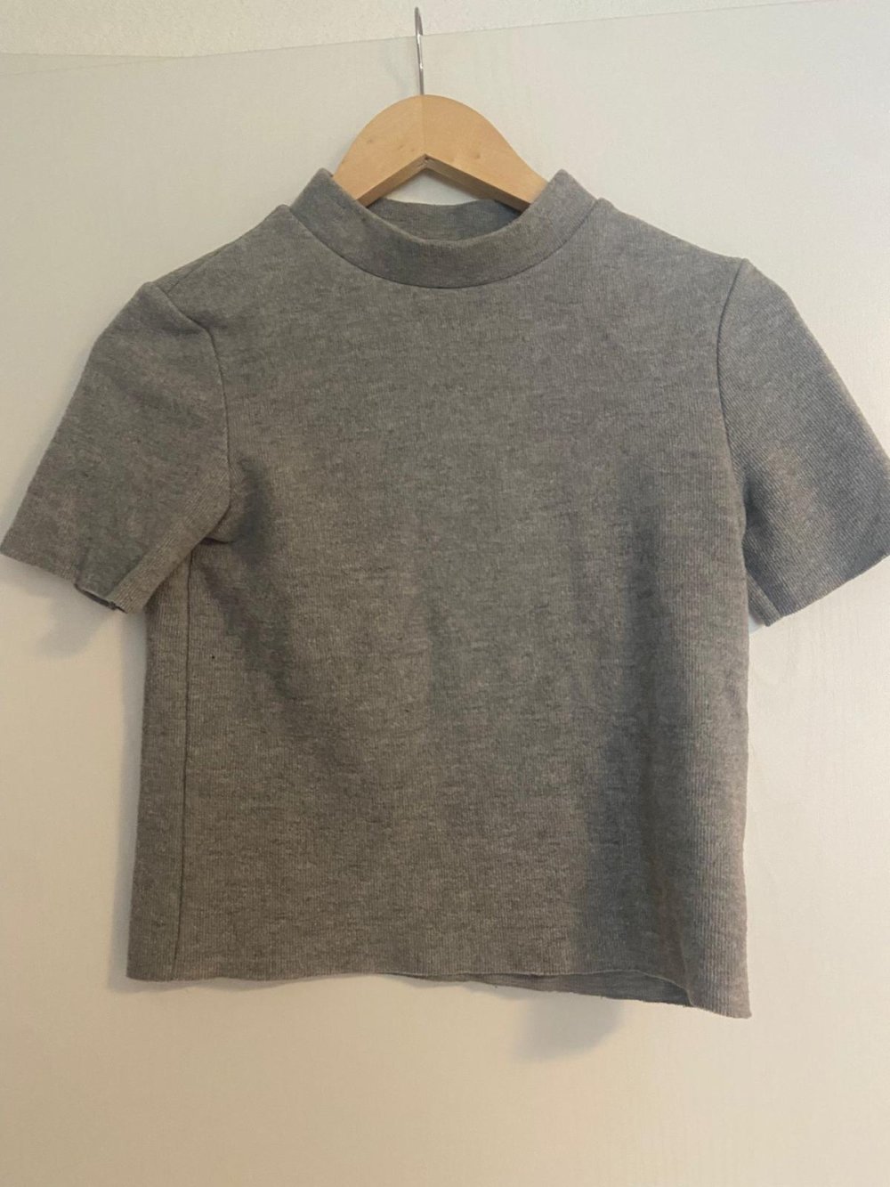 ZARA TRAFALUC graues Top Gr. S