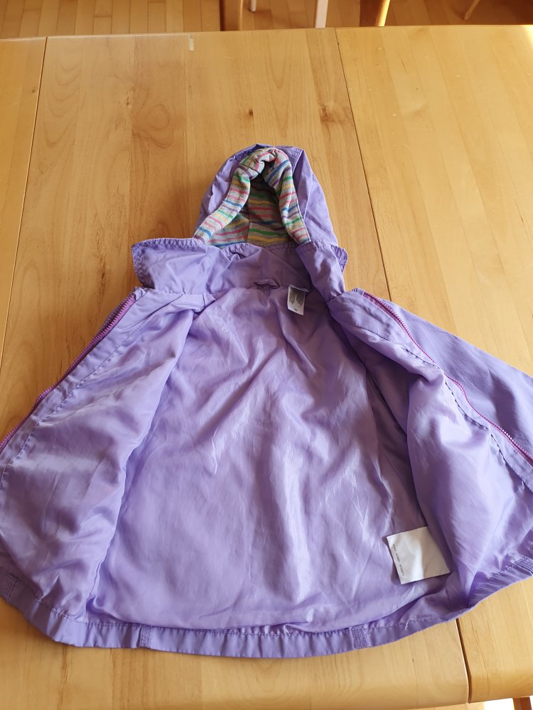 Baby Club - Jacke / Übergangsjacke - Mädchen - flieder / lila - mit Kapuze - Größe 92