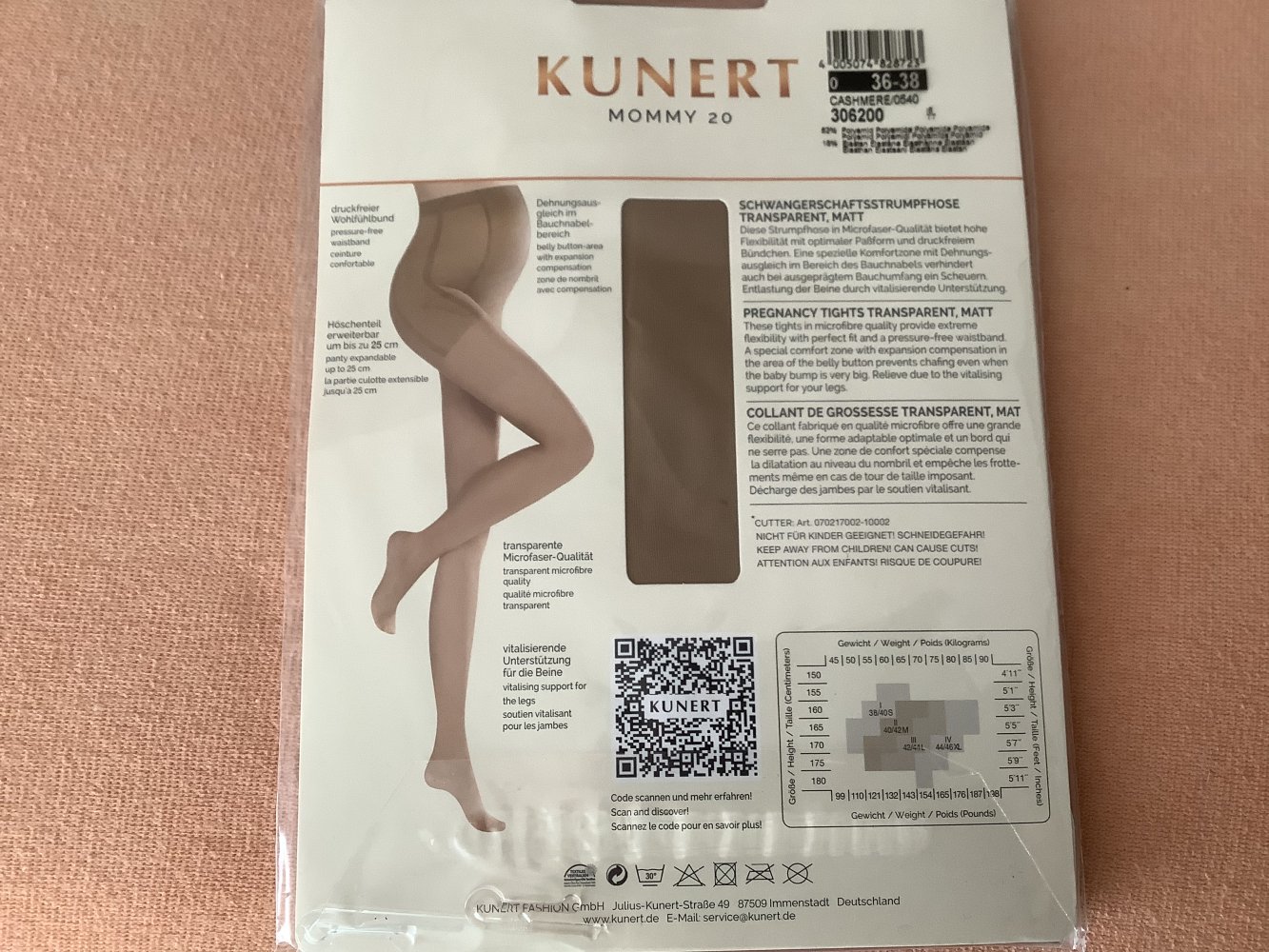 Kunert Mommy 20 DEN Schwangerschaftsstrumpfhose