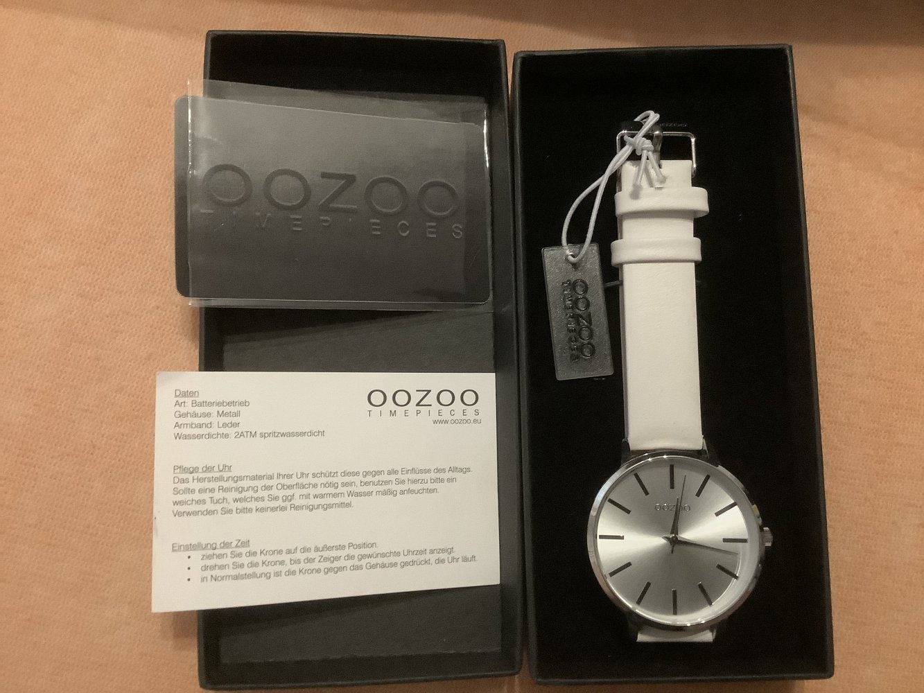 Oozoo Quarzuhr C10610 mit Lederarmband