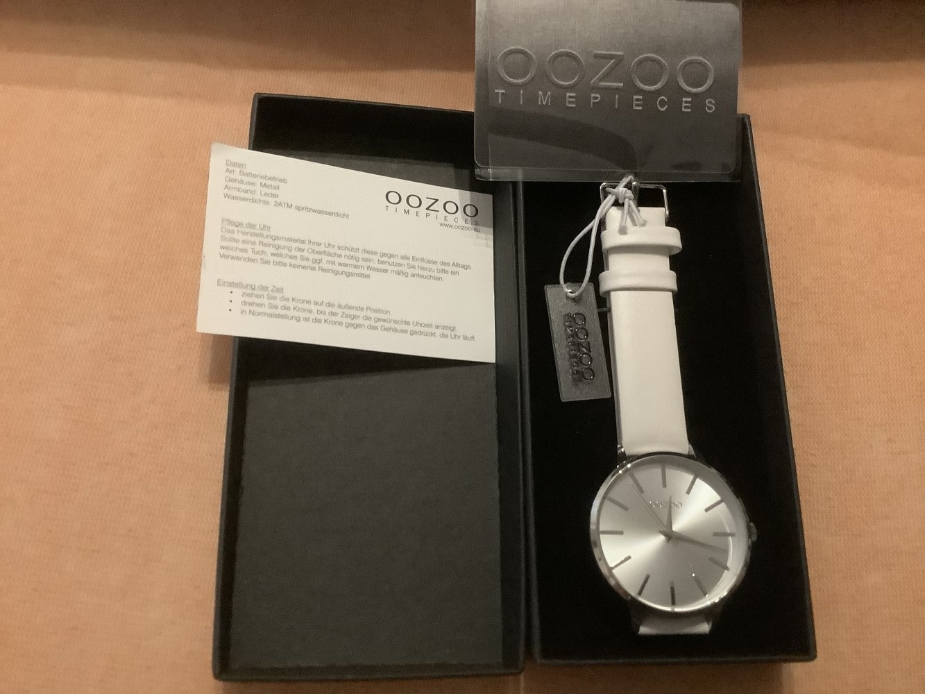 Oozoo Quarzuhr C10610 mit Lederarmband