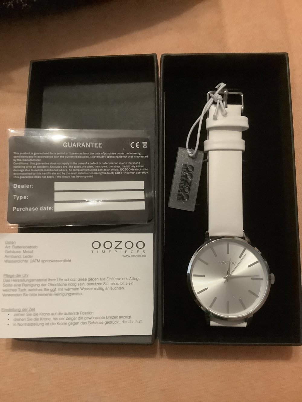 Oozoo Quarzuhr C10610 mit Lederarmband