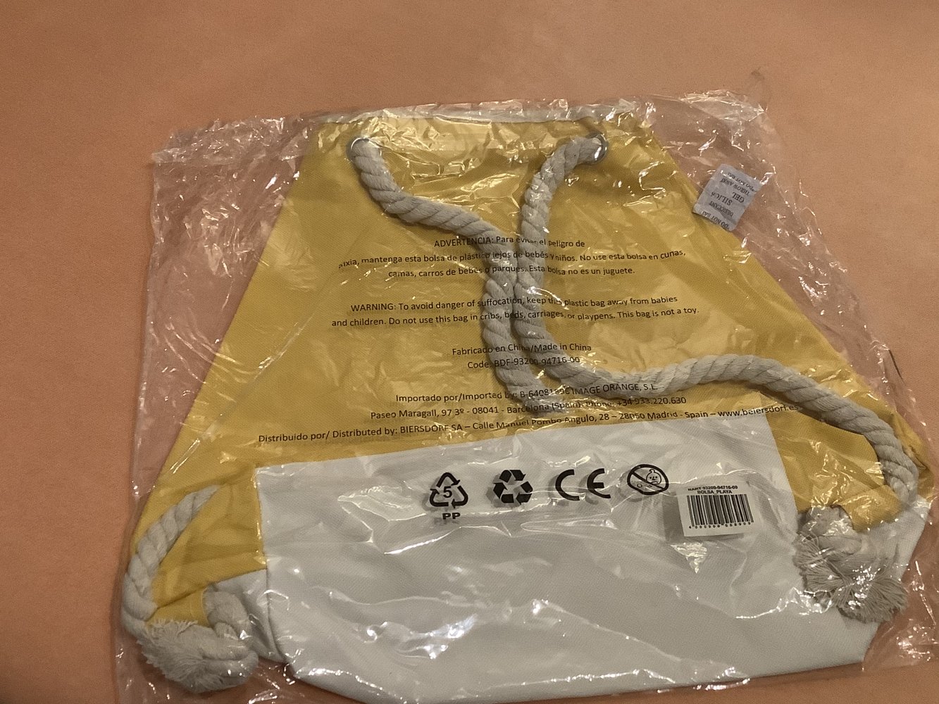 Sommer Rucksack Blau oder Gelb