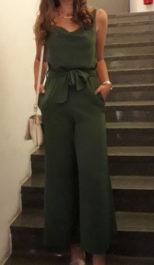 Jumpsuit moosgrün