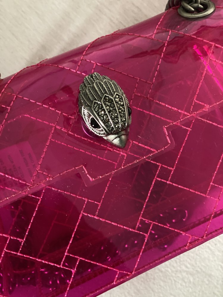 Durchsichtige stylishe Mini Bag in Pink