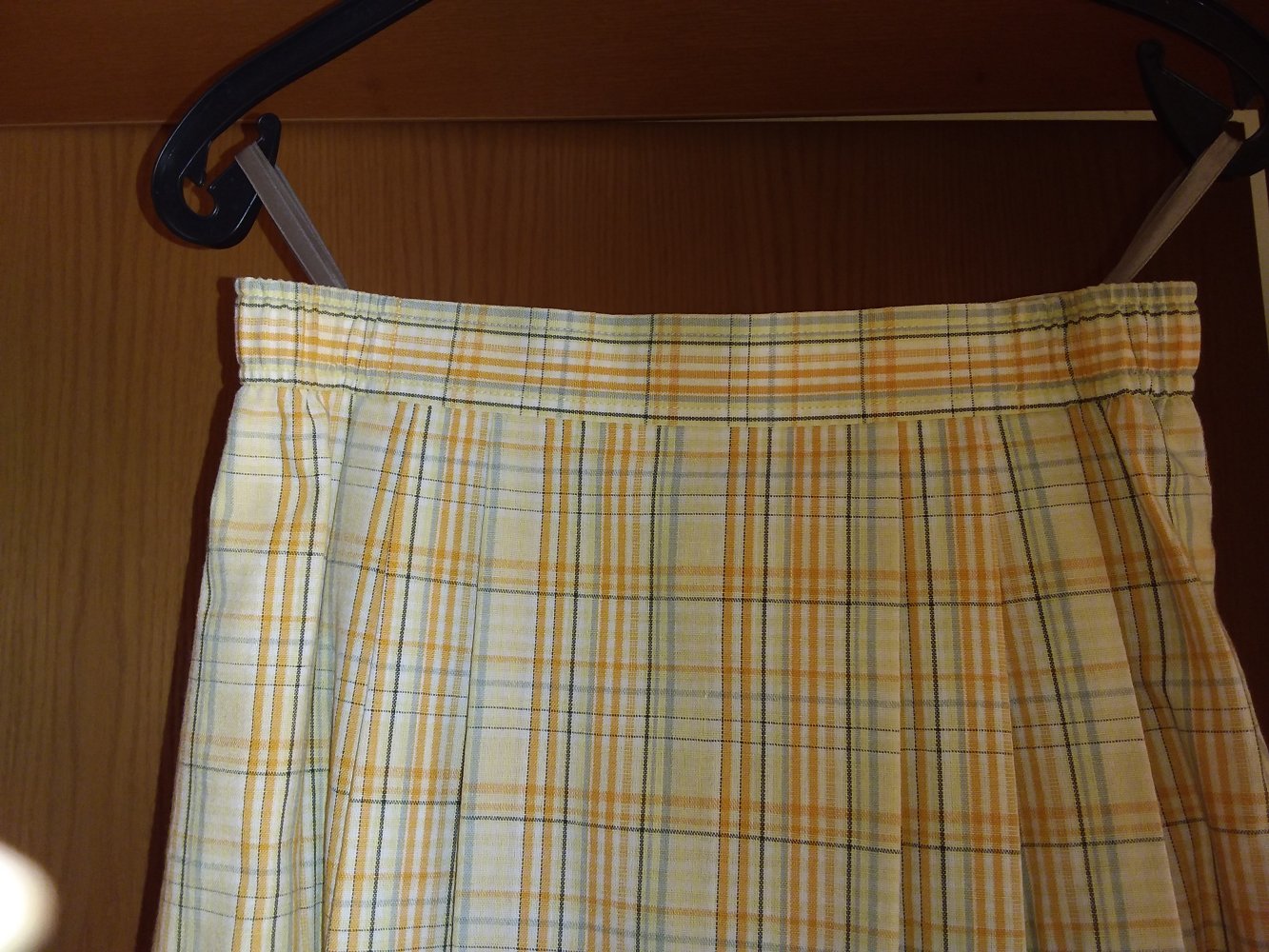 Landhausrock mit Mieder gelb-grün