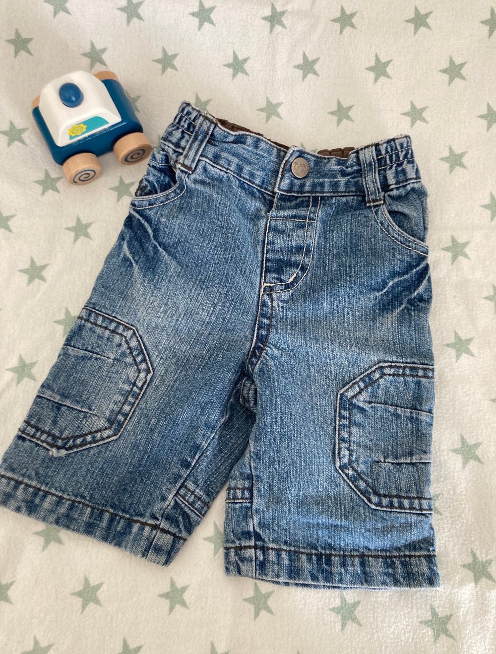 Jeans-Bermuda