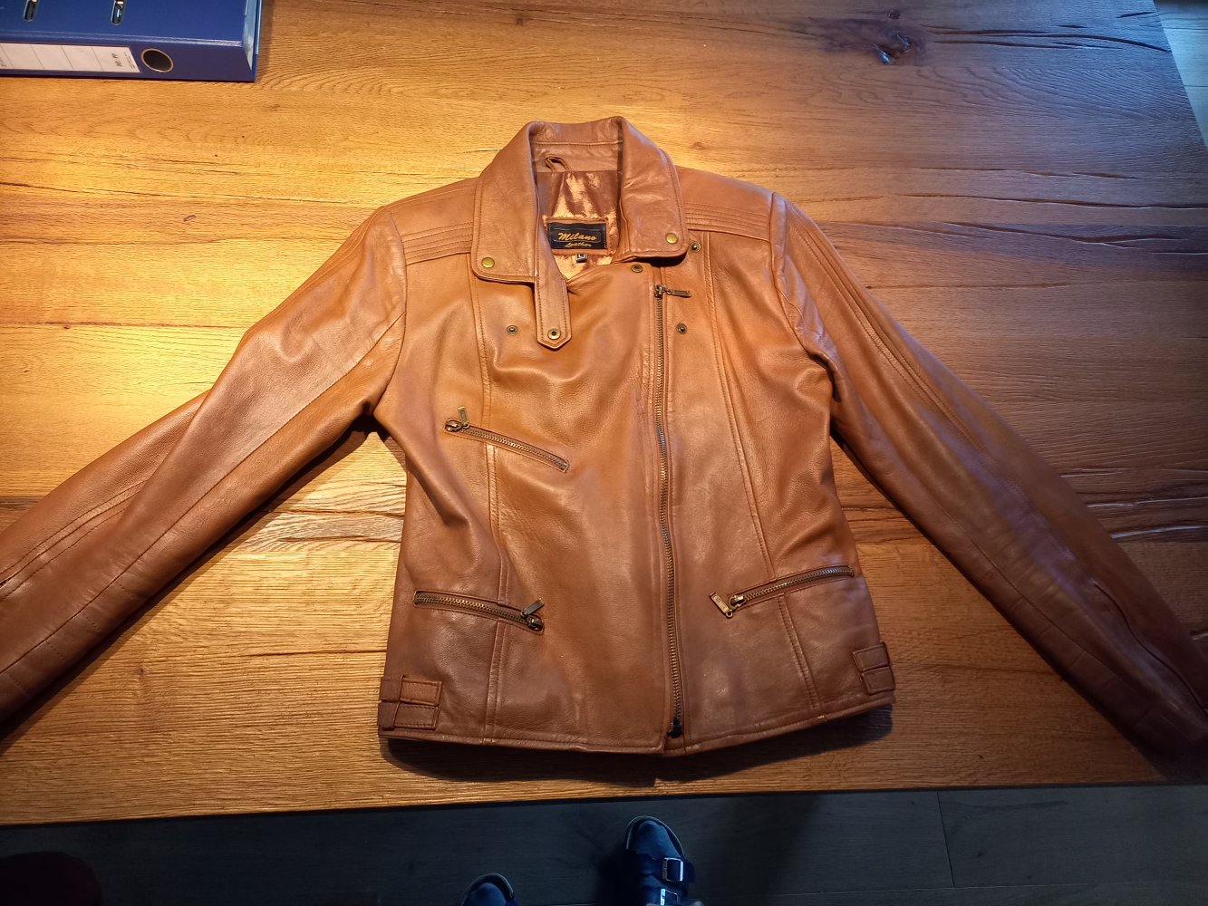 Milano Lederjacke Braun Gr.L wie neu 