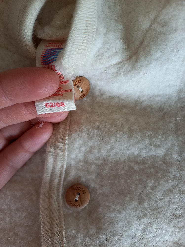 Engel Baby Overall cremeweiß Gr.62/68