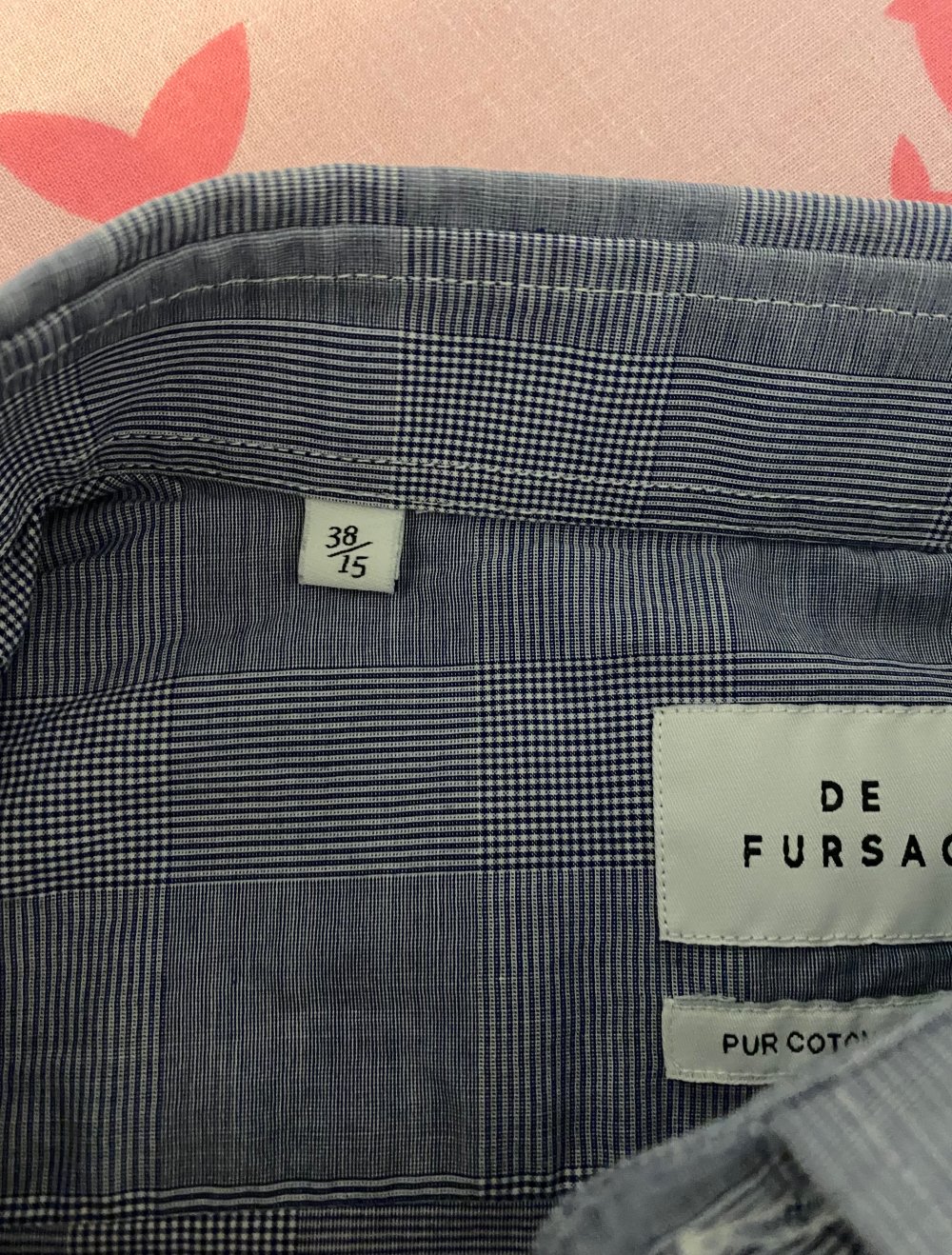 De Fursac Blaues Hemd