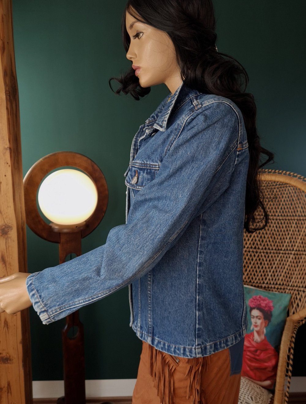 True Vintage Sreet One Damen Jeansjacke 100% Baumwolle weiblich 90er