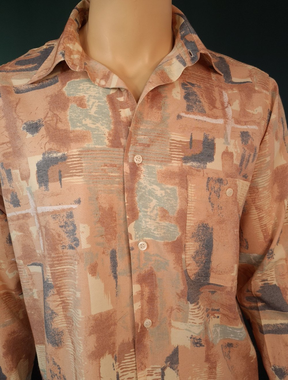 True Vintage 80er Jahre Fashion and Syle Herren Hemd Oberteil Sommer