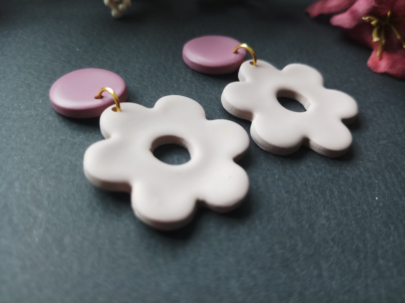 Ohrringe handgemacht.