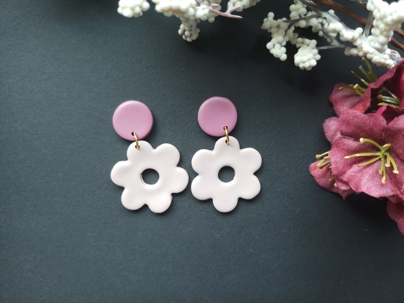 Ohrringe handgemacht.