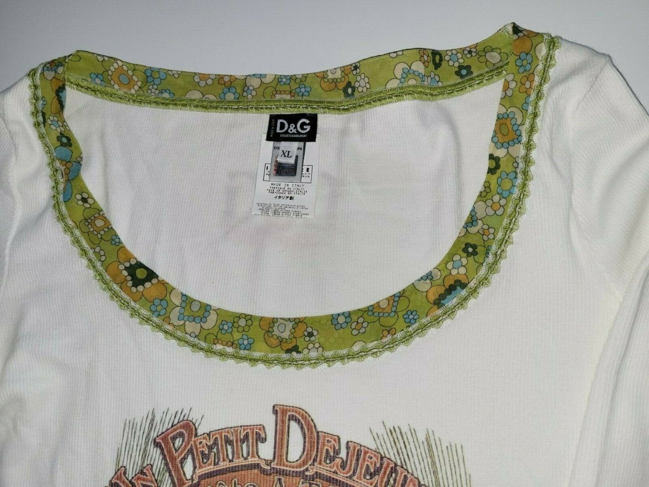 Dolce & Gabbana Damen Langarm T-Shirt in der Größe XL,1a Zustand