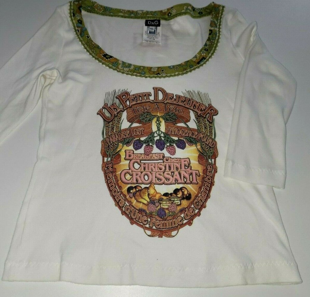 Dolce & Gabbana Damen Langarm T-Shirt in der Größe XL,1a Zustand