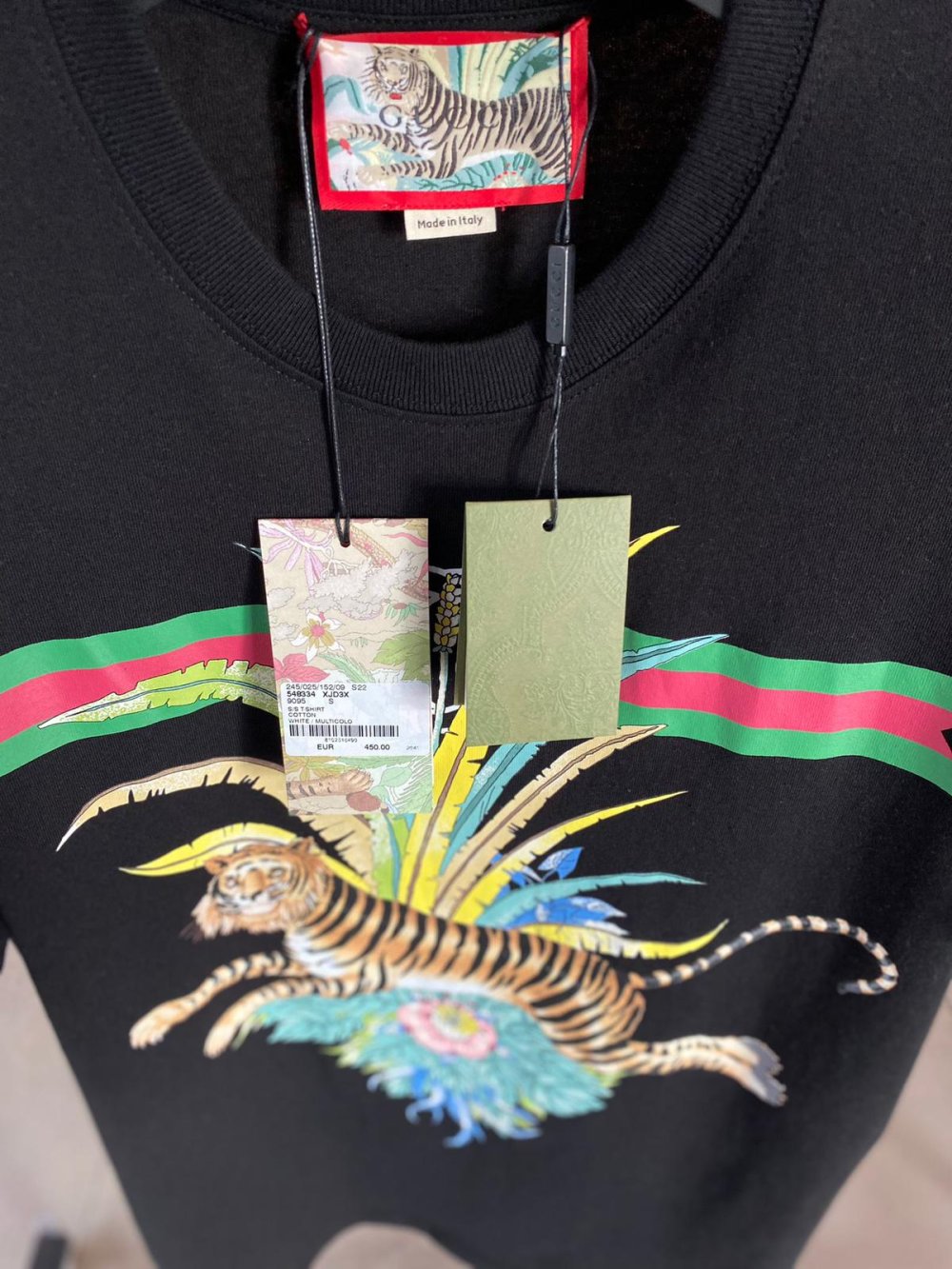 Gucci Tigre 2022 T-shirt Coll 2022 XJD3X 548334 Neu