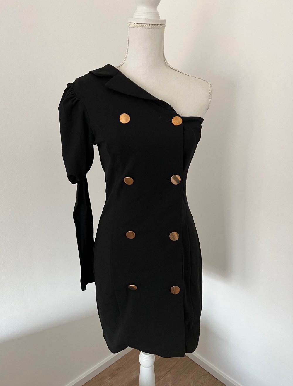 one shoulder blazerkleid gr.36/38