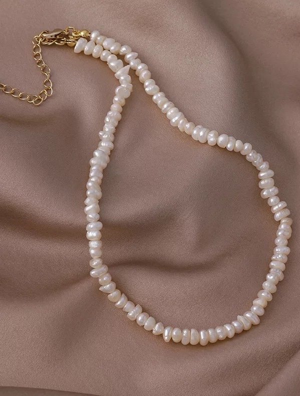 Kette echten Süßwasser Perlen