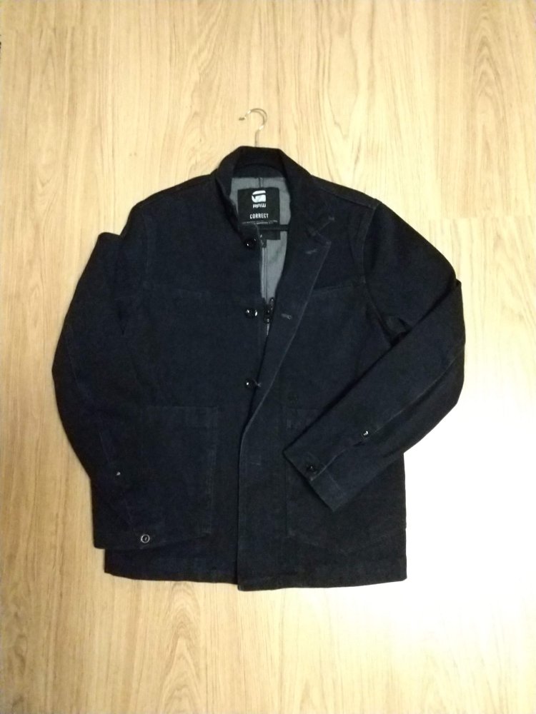 Bronson Sweat Blazer (M), raw denim | G-Star