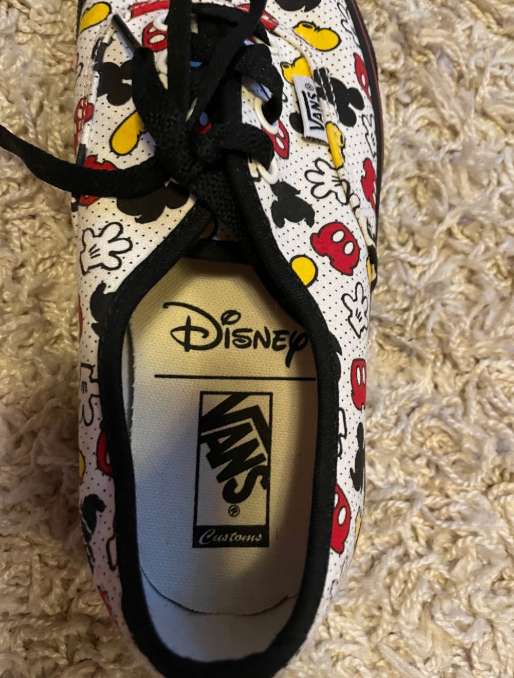 Disney x Customs Vans