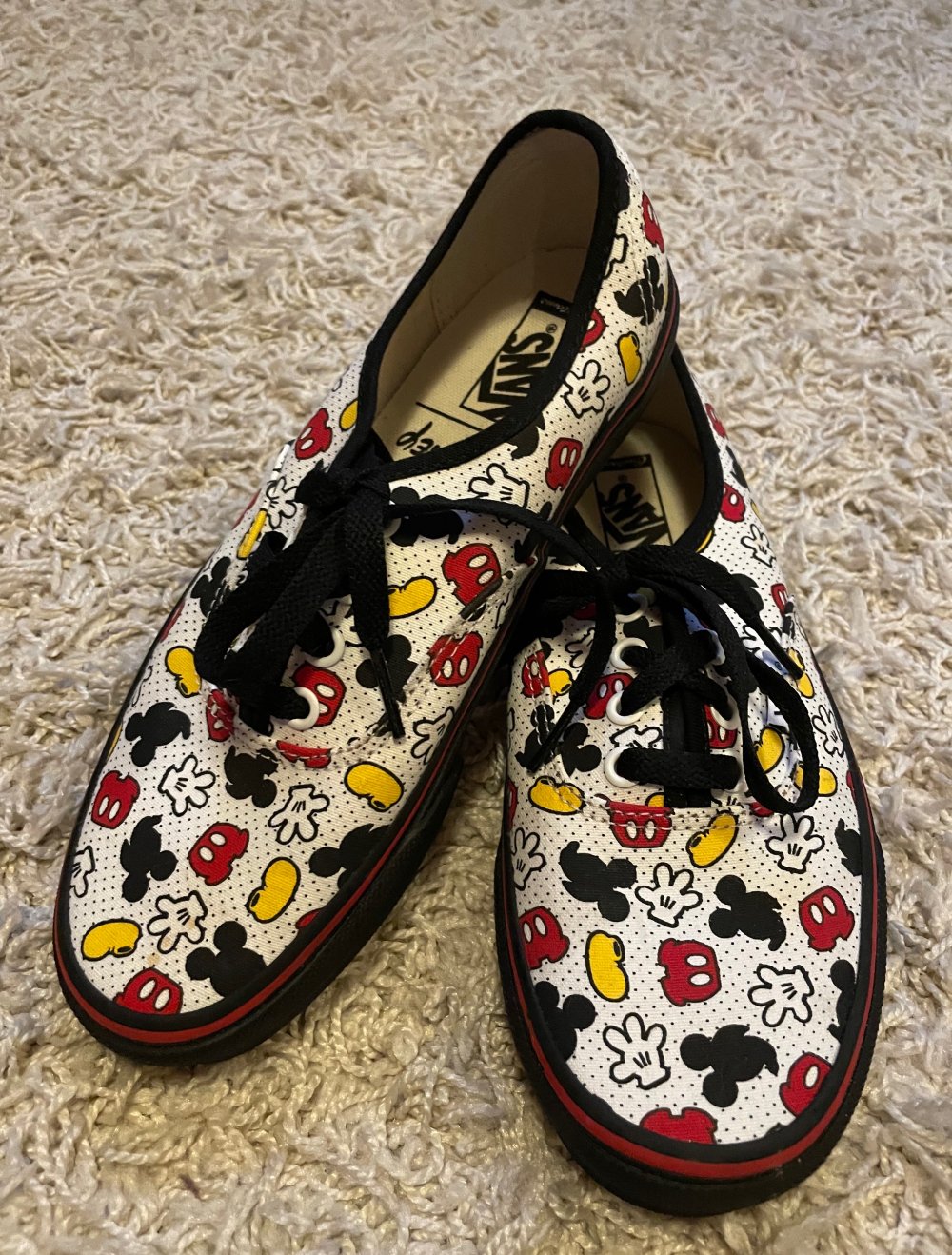 Disney x Customs Vans