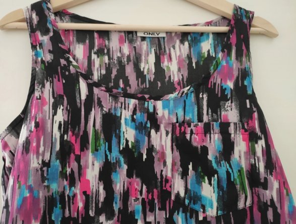 Lockere Shirtbluse von Only Größe 34