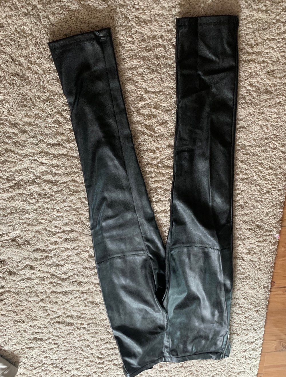 leder hose skinny h & m S