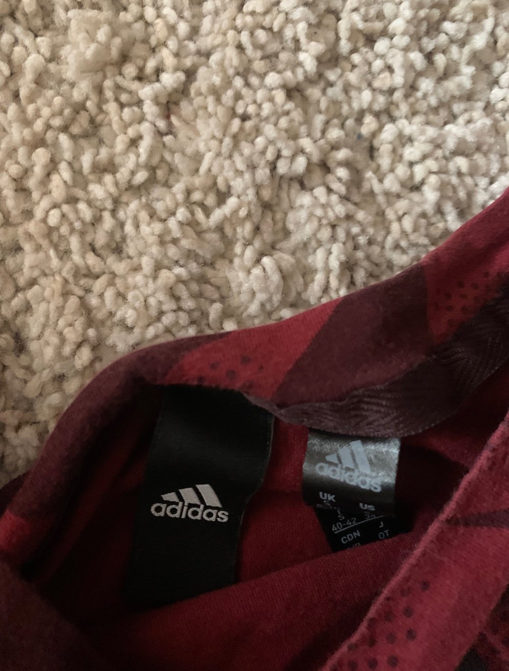adidas shirt Rot S
