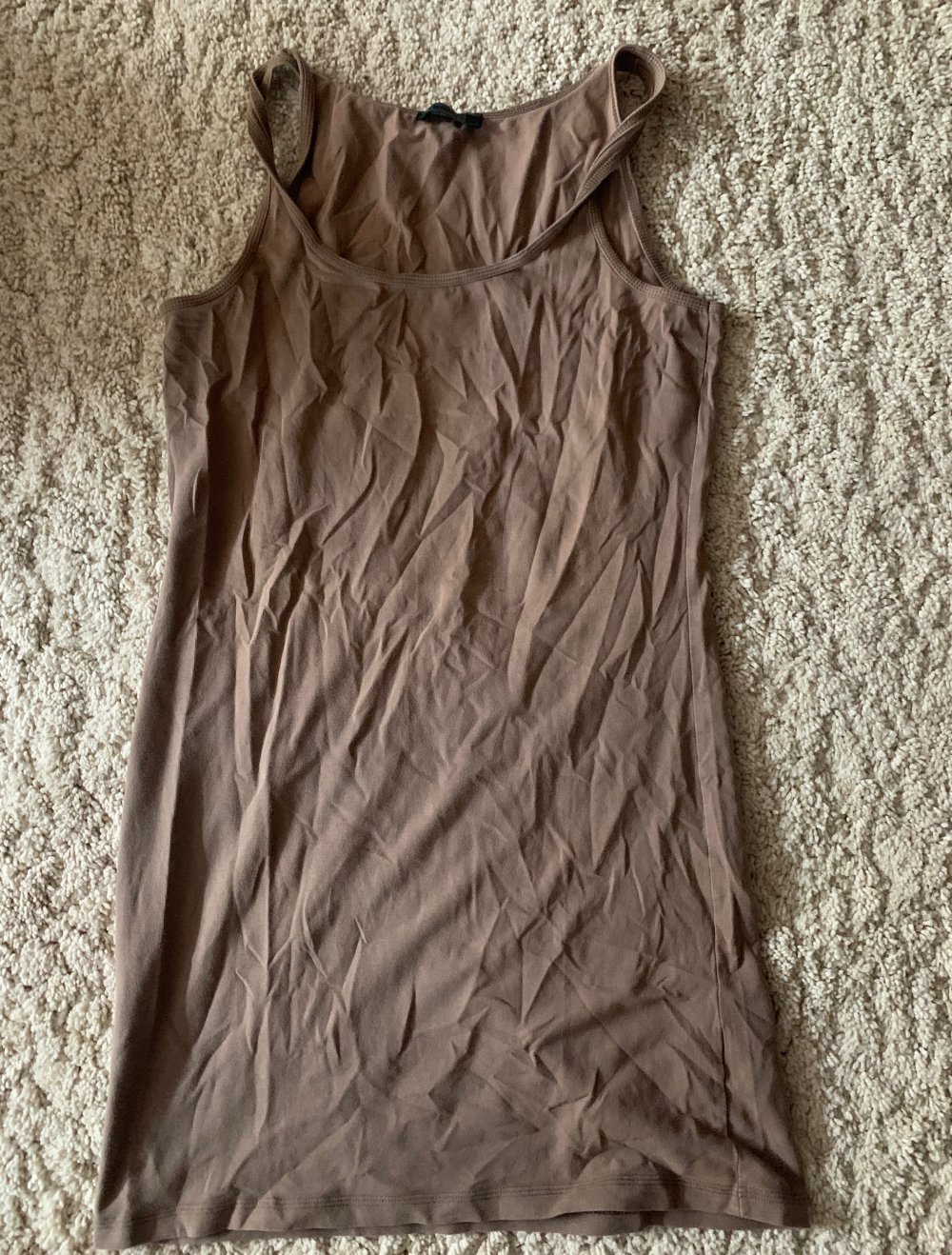 top trägerlos only braun