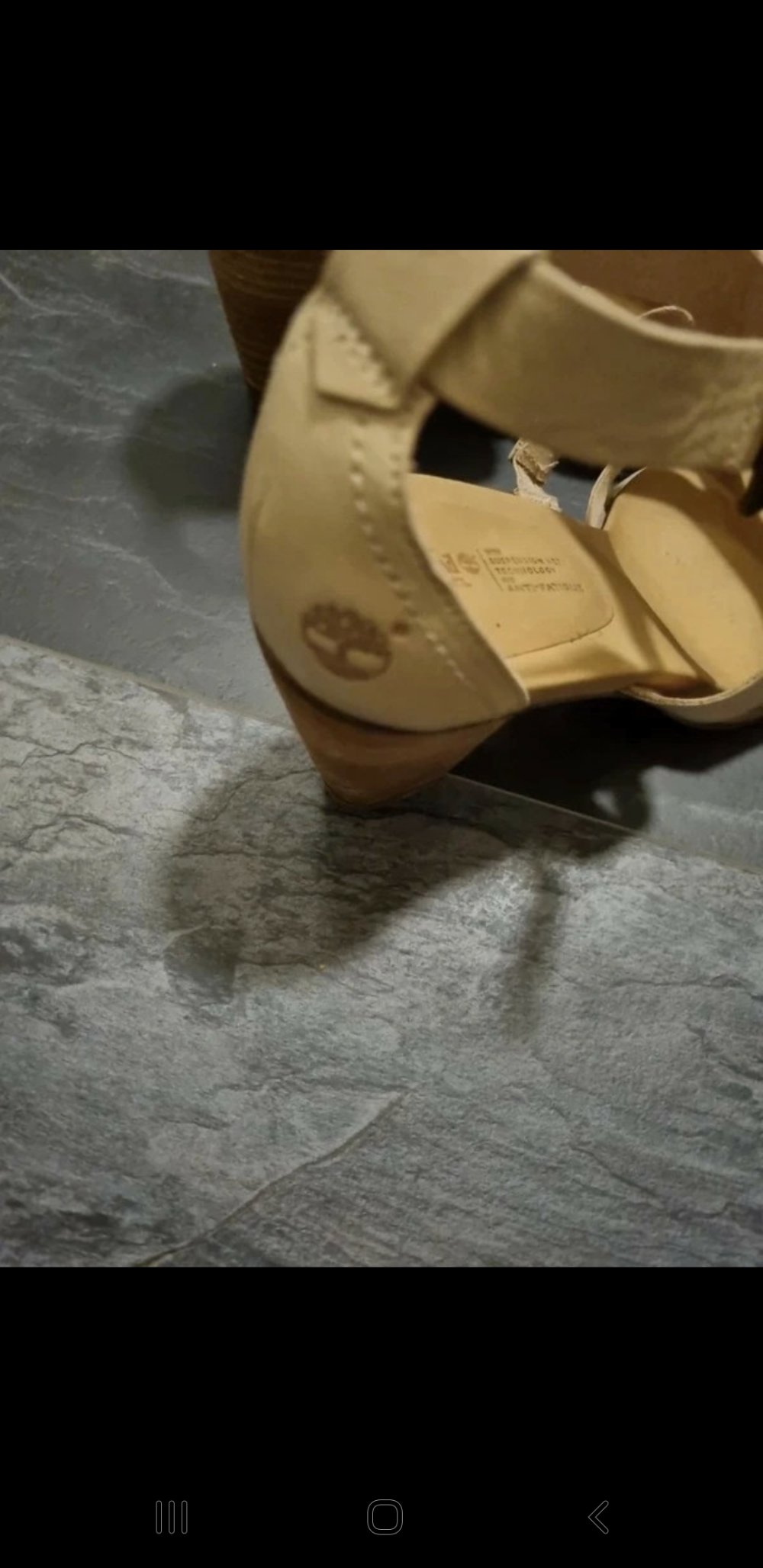 Beige timberland Sandaletten