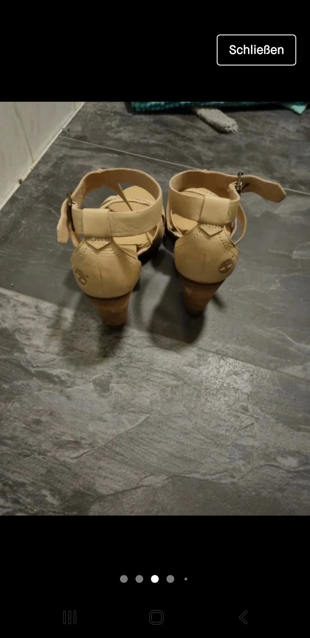 Beige timberland Sandaletten