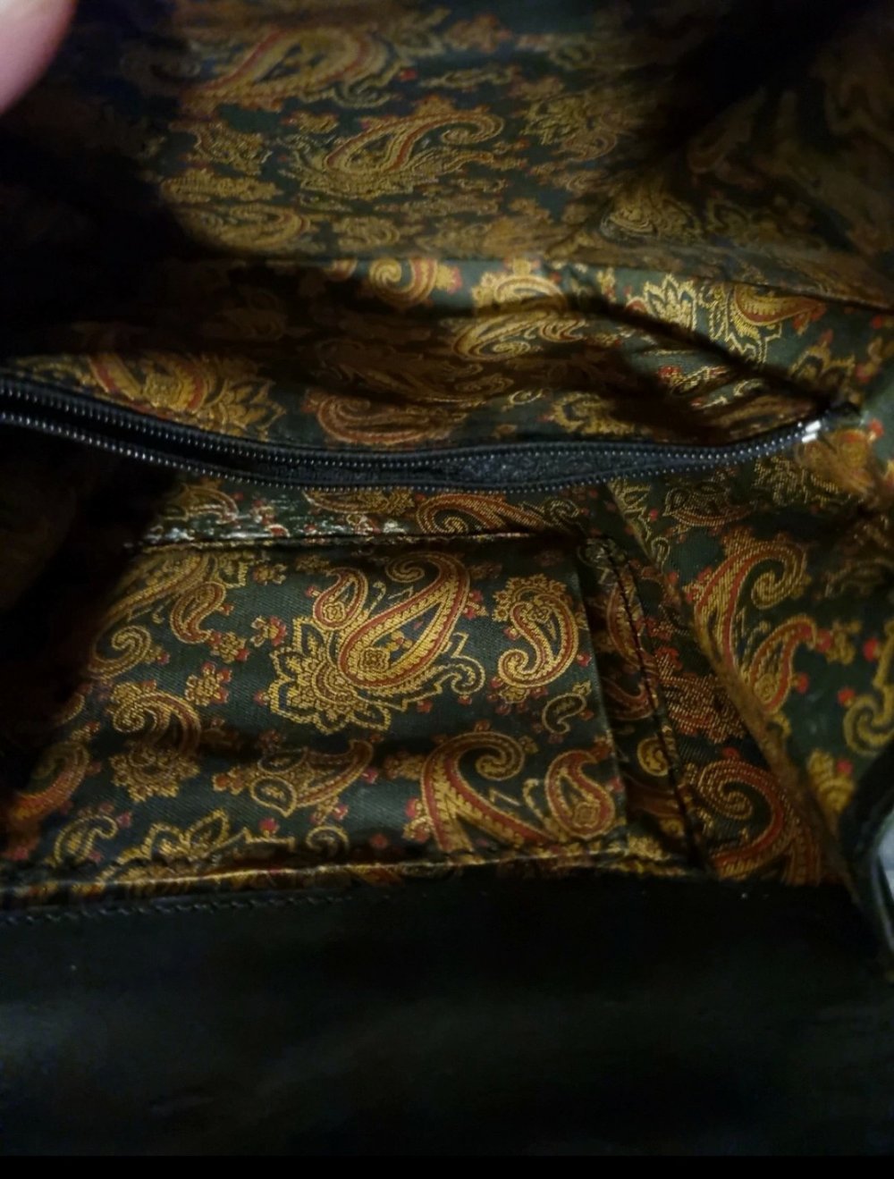 true vintage joop Leder Umhängetasche