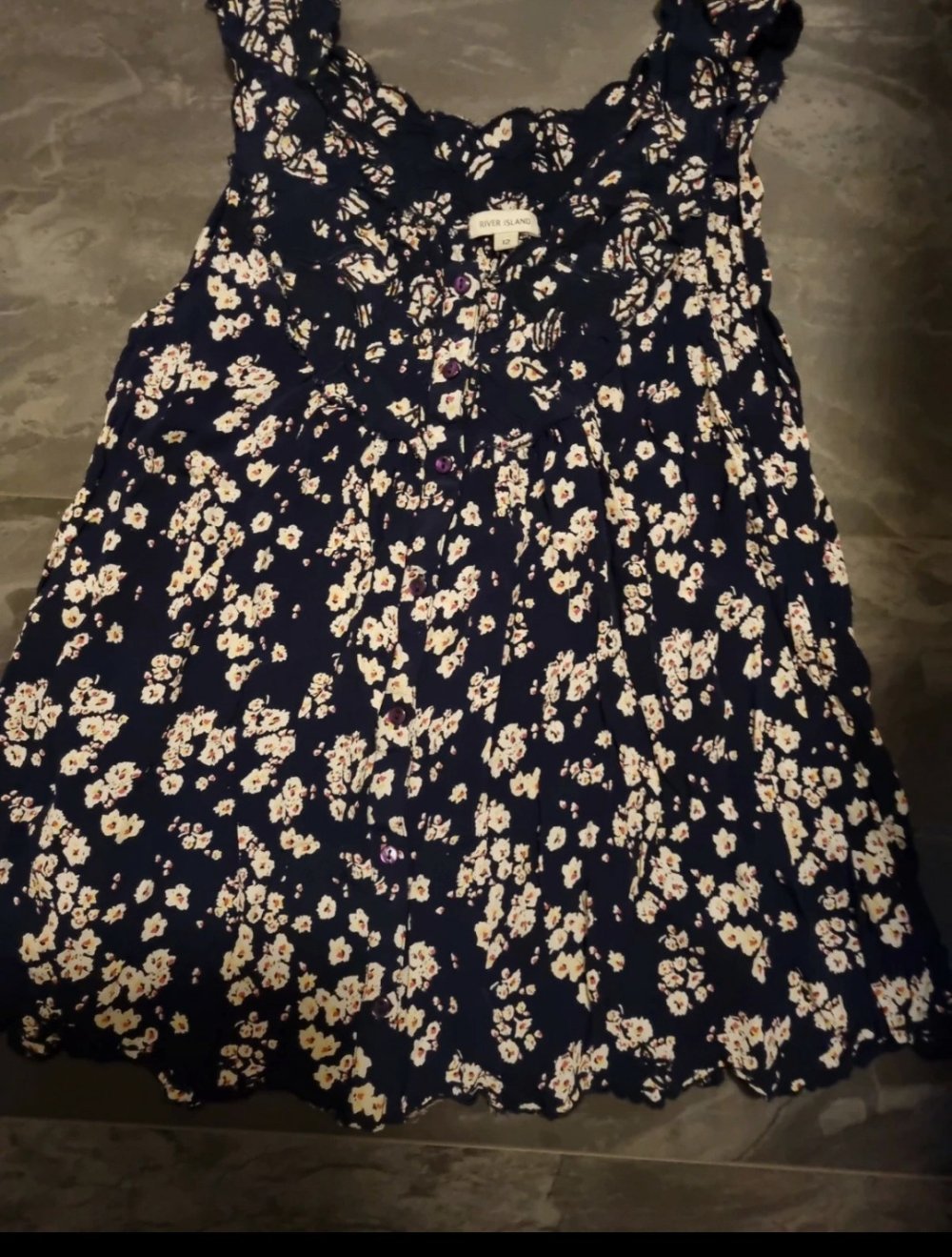 river Island florales Tshirt Bluse gr. m