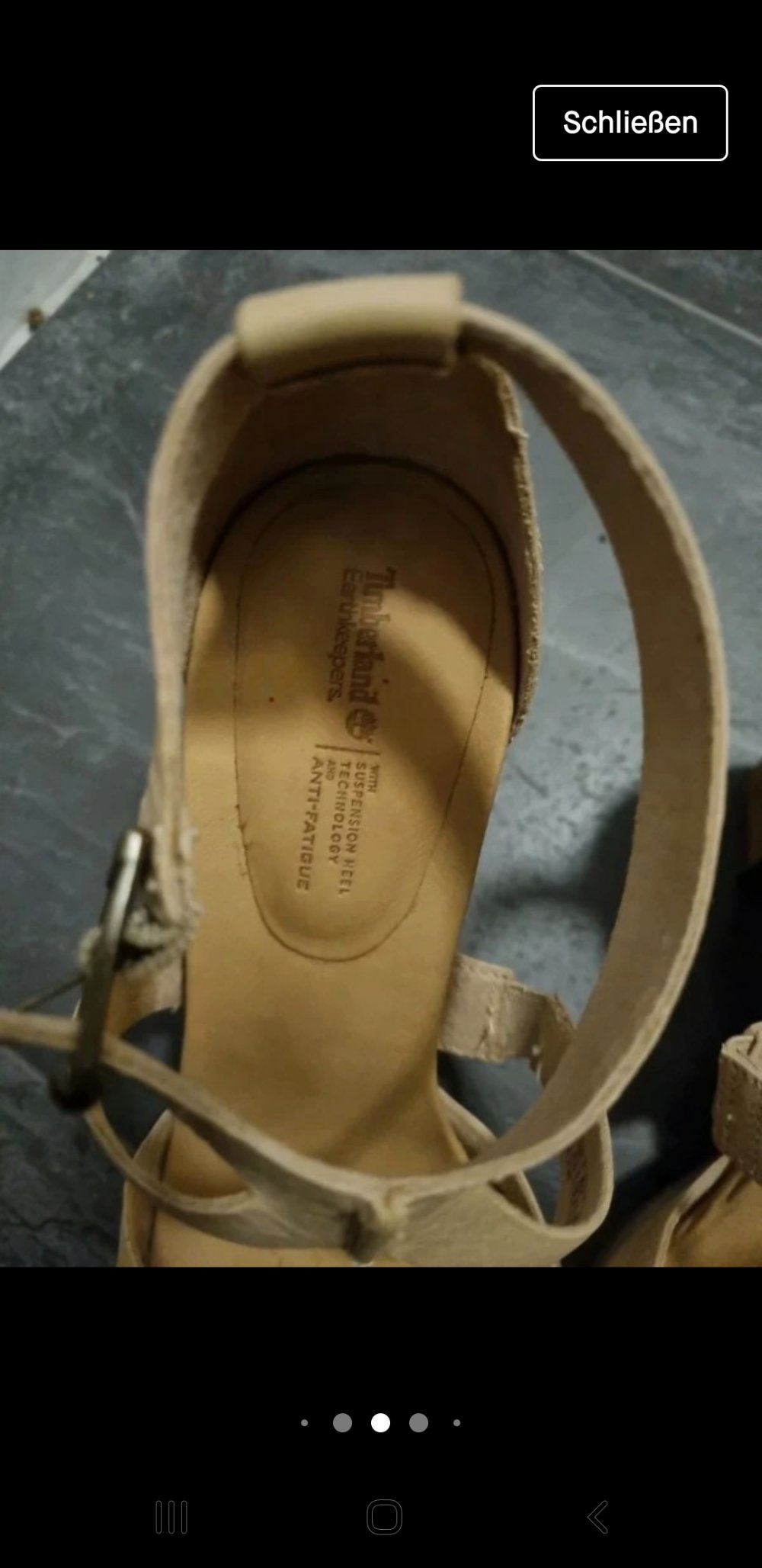 Beige timberland Sandaletten