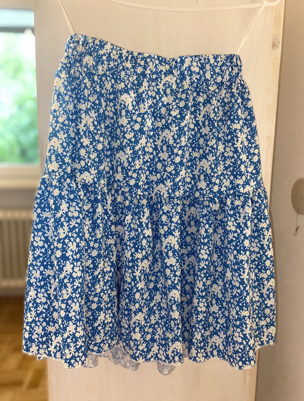 Oberteil + Rock in Blau