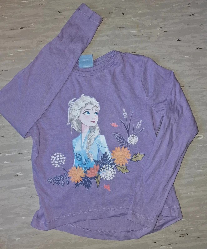 Anna und Elsa langarmshirt, Lila longsleeve, die Eiskönigin , Frozen Elsa langarmshirt Gr.98/104