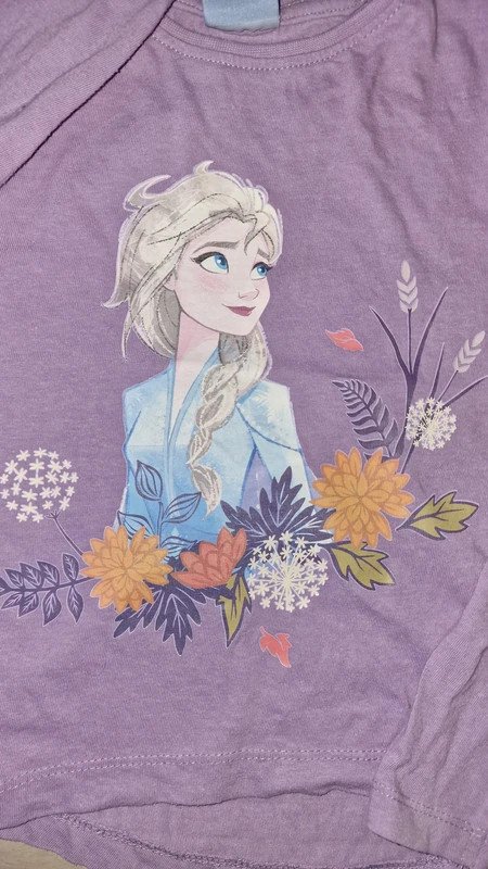 Anna und Elsa langarmshirt, Lila longsleeve, die Eiskönigin , Frozen Elsa langarmshirt Gr.98/104