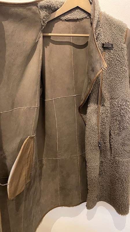 VESPUCCI Lammfellmantel