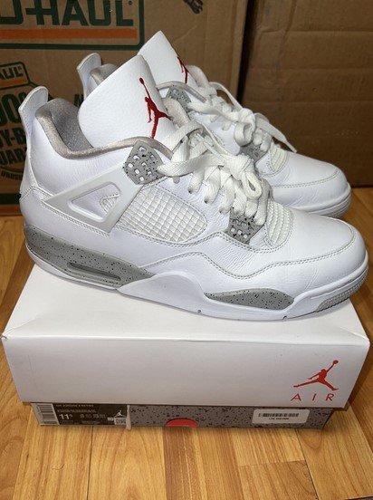 nike air jordan 4 retro white oreo