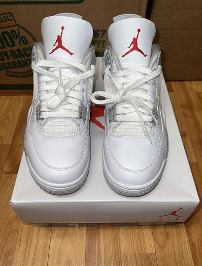 nike air jordan 4 retro white oreo