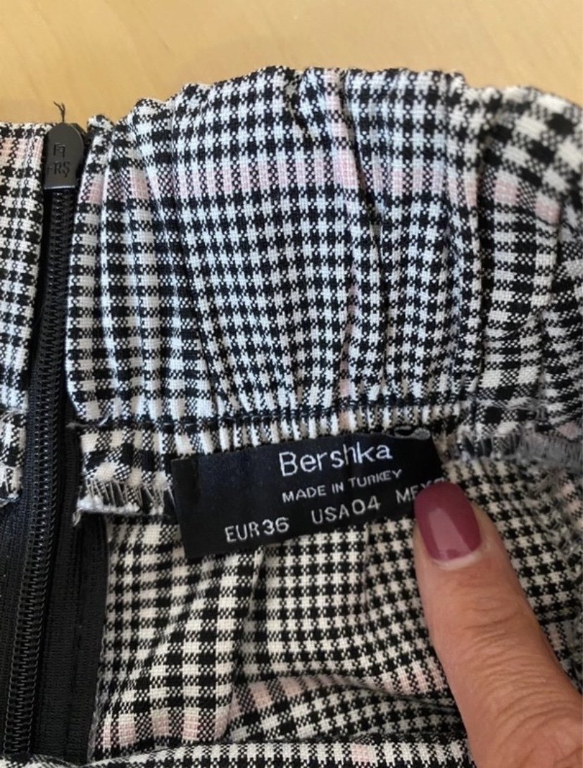 Bershka Skort Kariert